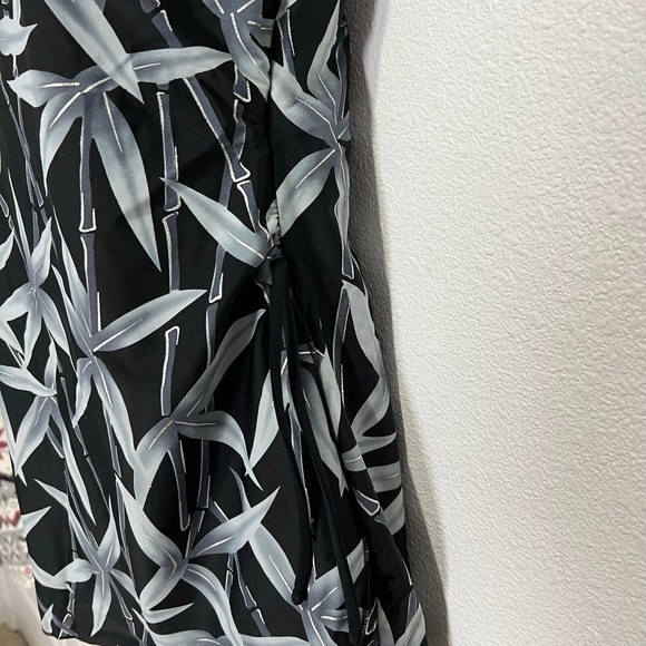 NWOT Retail $119 T.H.E. Women's swimsuit, front skirt, Bamboo Print, size XL - Picture 6 of 16